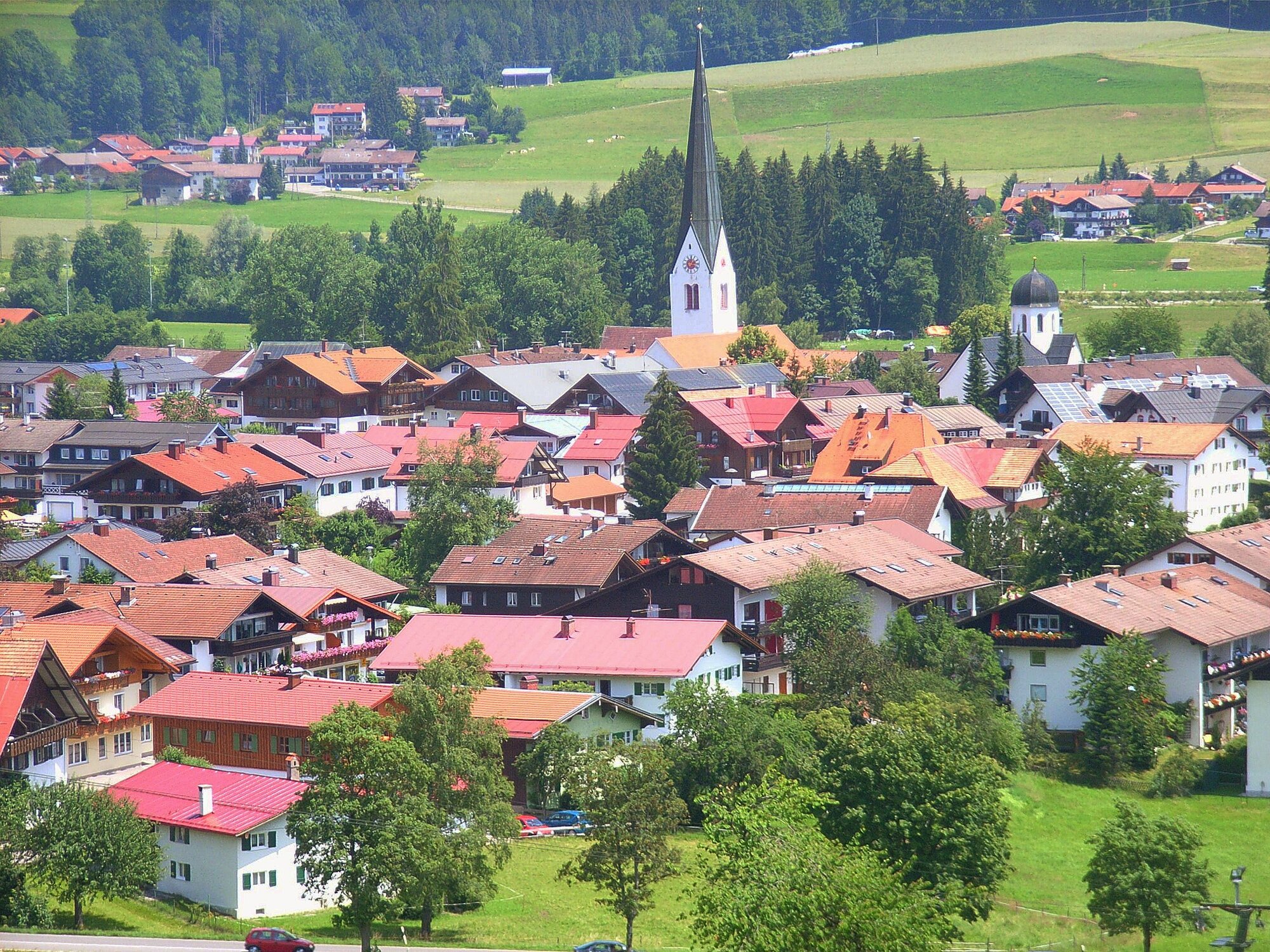 Fischen im Allgäu. Heilklimatisierte Kurort.